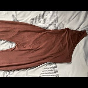 Solid One Shoulder Jumpsuit